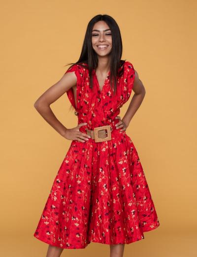 Reformation Floral Midi Dress